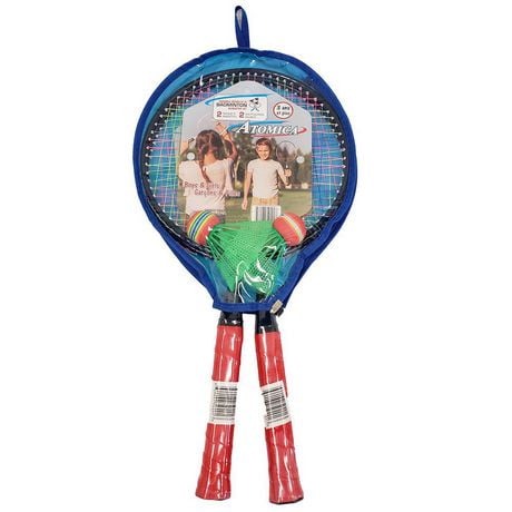 Atomica Ensemble de badminton pour enfant #50201 2 raquettes et 2 volants