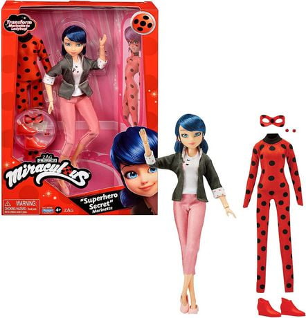 Miraculous Ladybug Superhero Secret Doll | Walmart Canada