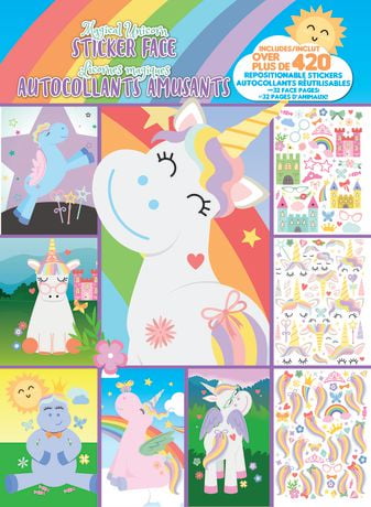 Magical Unicorn Sticker Face | Walmart Canada