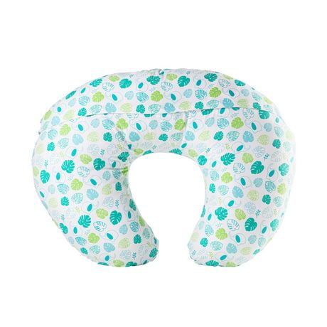Dr. Brown's™ Breastfeeding Pillow with Removable Cover for Nursing Mothers, Machine Washable, Cotton Blend, Green, Includes 1 pillow