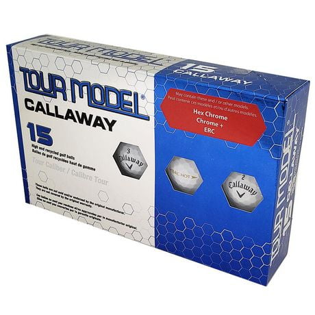 Mulligan International Callaway Tour Modèle #10127 15 balles de golf recyclées