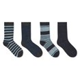 thumbnail image 2 of A2Z 4 Kids Boys Athletic Crew Socks – 70% Cotton, PE School Sports Trainer Socks – Black (Multi-Pack) 2 of 2
