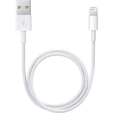 Apple Lightning to USB Charge & Sync Cable (White, 1.6')