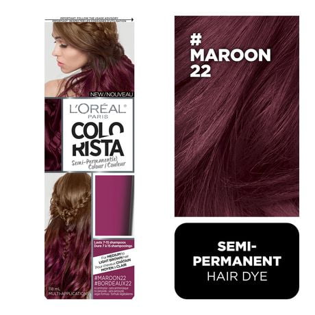 L'Oréal Paris Colorista Semi Permanente Hair Color, Vegan Semi-Permanent Hair Dye