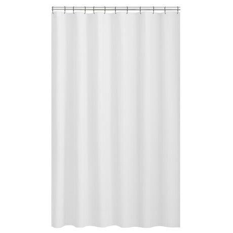 Hometrends Textured Microfiber Fabric Shower Curtain Liner, Shower curtain liner