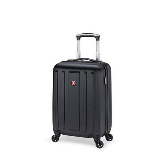 Swissgear Collection de bagages La Sarinne - Valise de cabine rigide argent noir