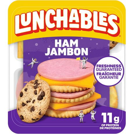 Lunchables Ham and Cheese, 89 g Tray, Ham and Cheese