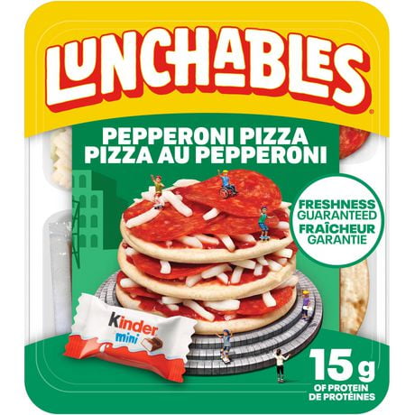 Lunchables Pepperoni Pizza, 138 g Tray, Pepperoni Pizza