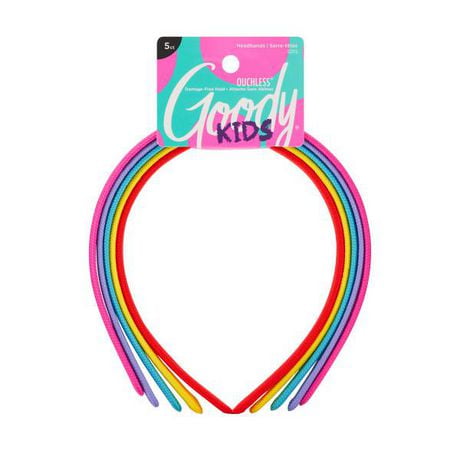 Goody Kids Fabric Headbands - Assorted Color - 5Ct, Goody Kids Headbands