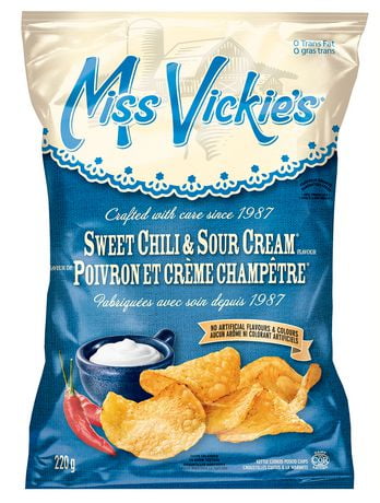 Miss Vickie's Sweet Chili & Sour Cream Kettle Cooked Potato Chips ...