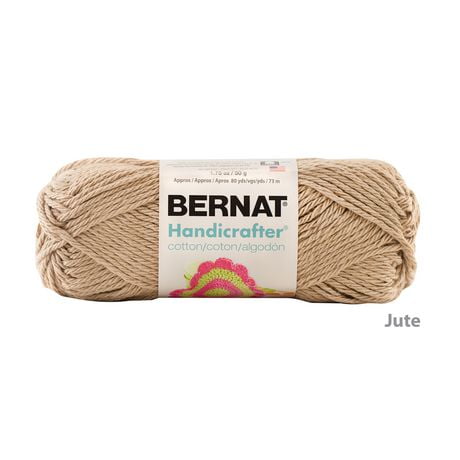 Bernat® Handicrafter® Yarn, Cotton #4 Medium, 1.75oz/50g, 80 Yards