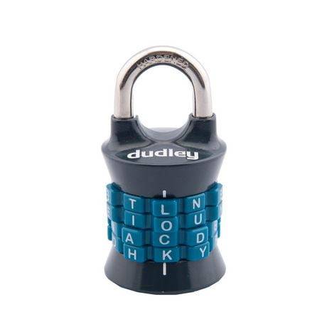 Dudley®  Cyclone™ Set-Your-Own Combination Lock #DYCL51AST, Letter Combination, vertical