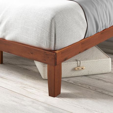 Zinus 12 Inch Wood Platform Bed Frame, Platform Bed Frame Solid Wood