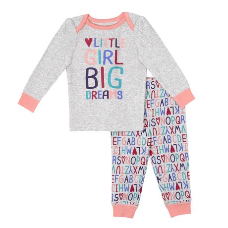 George Toddler Girls' Two-Piece Pyjama Set | Walmart Canada