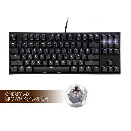 Ducky One2 Tkl White Led, Cmx Brown 