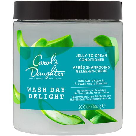 Carol's Daughter Wash Day Delight Après-shampooing Quotidien Démêlant de type gelée-crème avec Glycerine et Aloe, 20 oz Après-Shampooing Gelée à La Crème