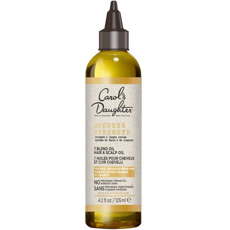 Carol's Daughter Goddess Strength huile capillaire pour cheveux sujets aux cassures avec huile de ricin, 4.2 fl oz Traitement à L'huile Capillaire