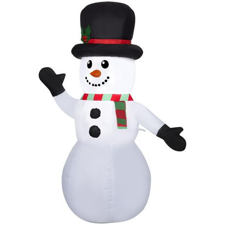 Christmas Inflatable Snowman with Top Hat, Christmas Inflatable Snowman w