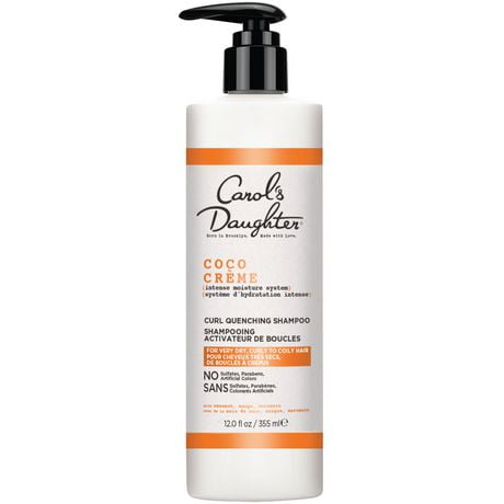 Carol's Daughter Coco Crème Shampooing quotidien Hydratant avec l'Huile de noix de coco, 12 fl oz Shampooing Quotidien