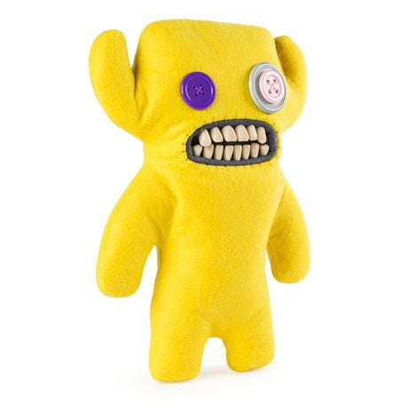 Fuggler – Funny Ugly Monster, 9” Grumpy Grumps (Yellow) Plush Creature ...