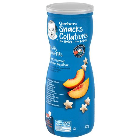 GERBER PUFFS, Peach, Baby Snacks | Walmart Canada