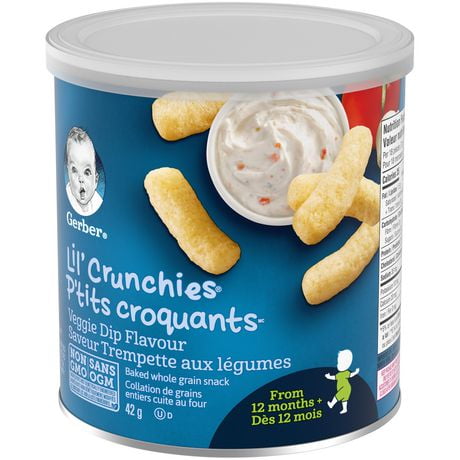 gerber lil crunchies veggie dip