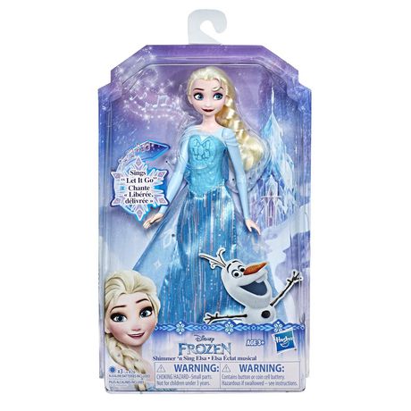 Disney/'s Frozen Singing Snow Princess Elsa Doll Sings /"Let It Go/" Musical Figure