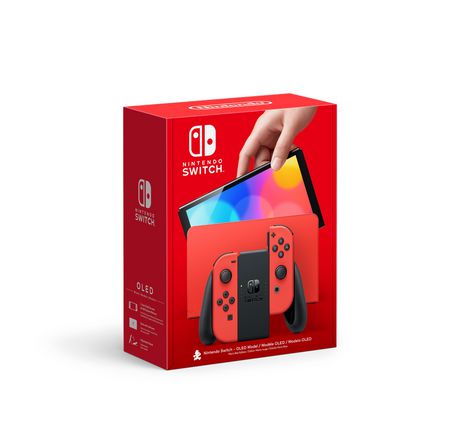 Nintendo Switch with Neon Blue and Neon Red JoyCon - HAC-001(-01