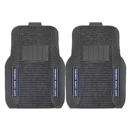 FanMats NHL Toronto Maple Leafs Deluxe Car Mat – Set of 2
