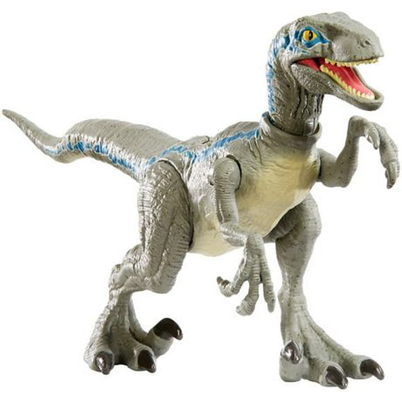 Jurassic World Savage Strike Velociraptor Blue Dinosaur Figure