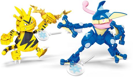 Mega Construx Pokemon Greninja Vs Electabuzz Building Block Set Walmart Canada