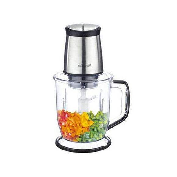 Brentwood 300-Watt 4-Blade 6.5 Cups Food Processor, Stainless Steel