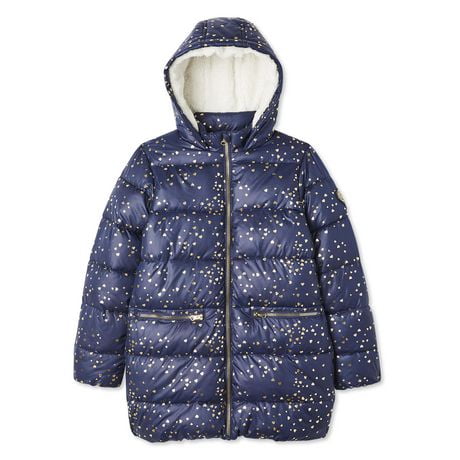 girls long puffer