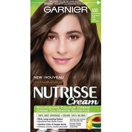 Garnier Nutrisse Cream Espresso Browns 500 Medium Neutral Brown ...