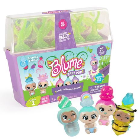 Blume Baby Pop POP 'N' SNIFF – 25 NEW Surprises including Scented & Glitterized Babies