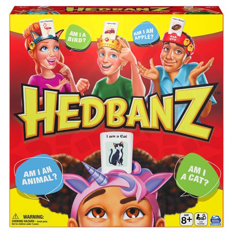 Spin Master Games Hedbanz Picture Guessing Board Game, For Families And Kids Ages 8 And Up Multi