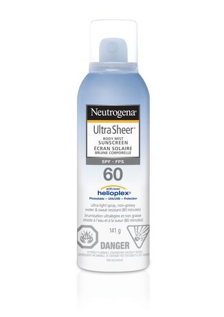 neutrogena sunscreen spray sheer