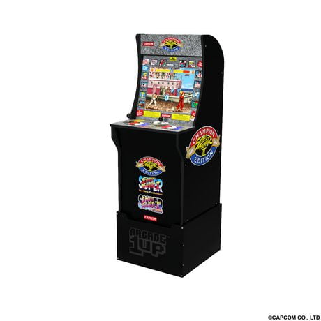 Arcade1UP Street Fighter II Championship Edition Arcade avec contremarche