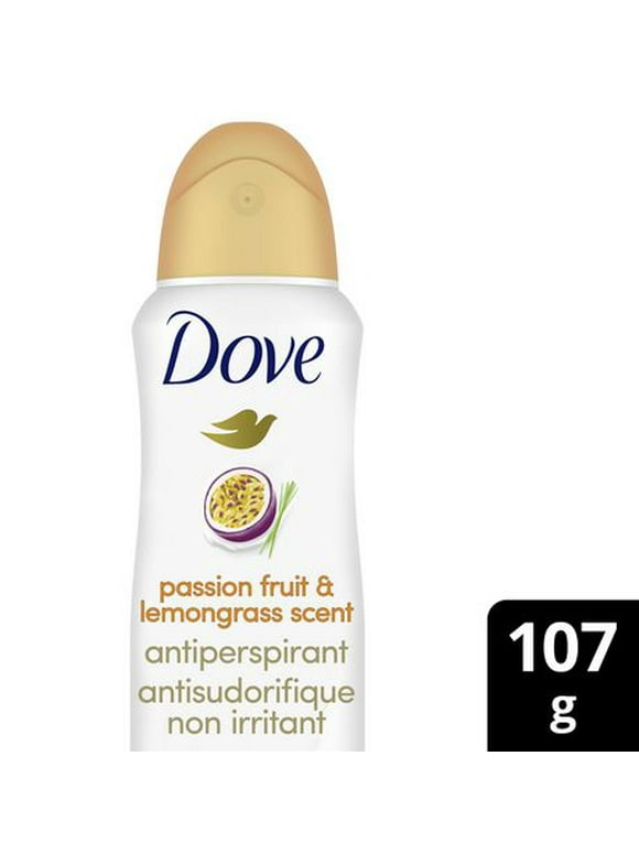 Dove Passion Fruit & Lemongrass Dry Spray Antiperspirant, 107 g Antiperspirant
