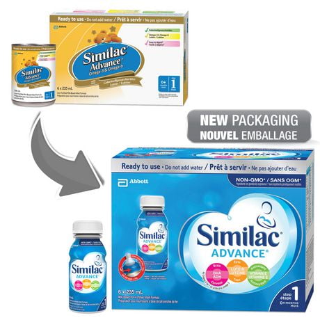 Similac Advance Step 1 Ready-to-use Baby Formula, 6 X 235 Ml 