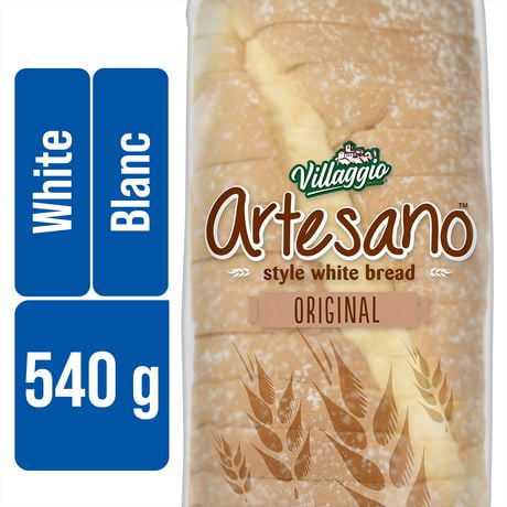 Villaggio® Artesano™ Original White Sliced Bread, 540 g