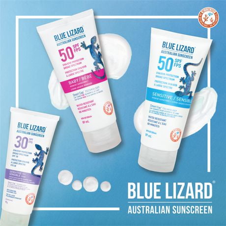 blue lizard sensitive face mineral sunscreen