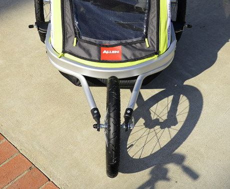 allen sports premium aluminum 2 child bicycle trailer and stroller