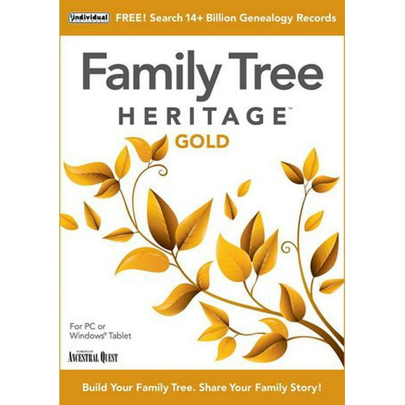 Family Tree Heritage GOLD 16 - Windows [Digital Code]