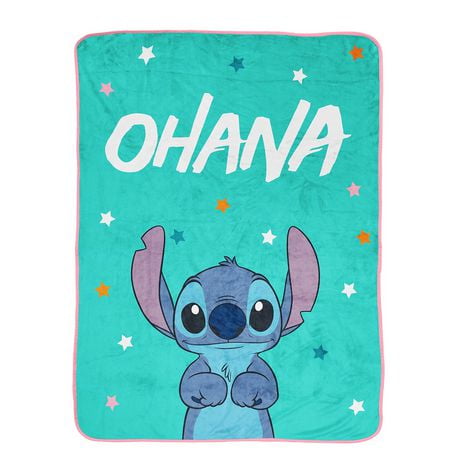 Lilo & Stitch Ohana Star Fleece Throw