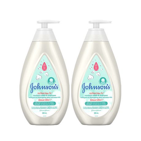 johnson's cottontouch newborn wash & shampoo