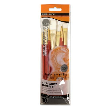 stiff nylon brush