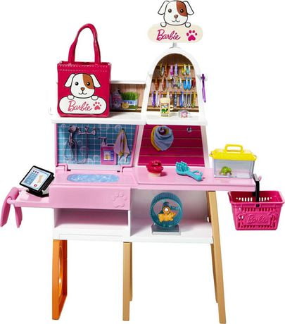 barbie pet boutique playset