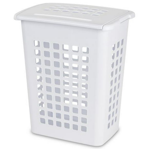 Sterilite Rectangular Laundry Hamper- White, 1 each