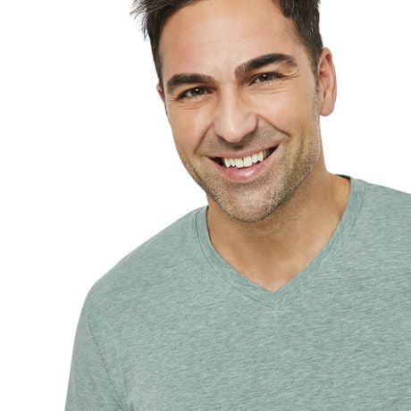 George Men's Stretch V-Neck Tee | Walmart Canada